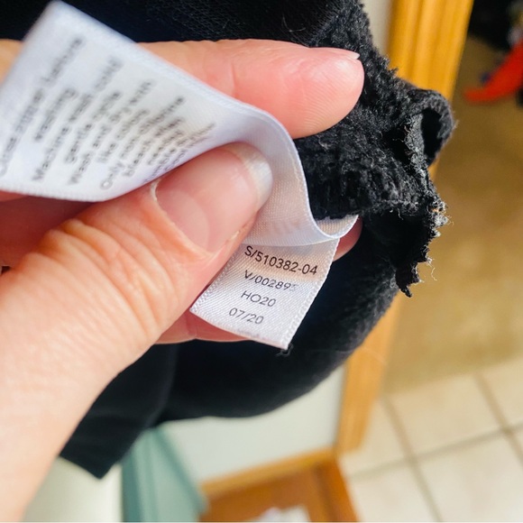 Athleta Cozy Karma Side Zip Funnel Neck Pullover Black Size Small - Picture 7 of 7